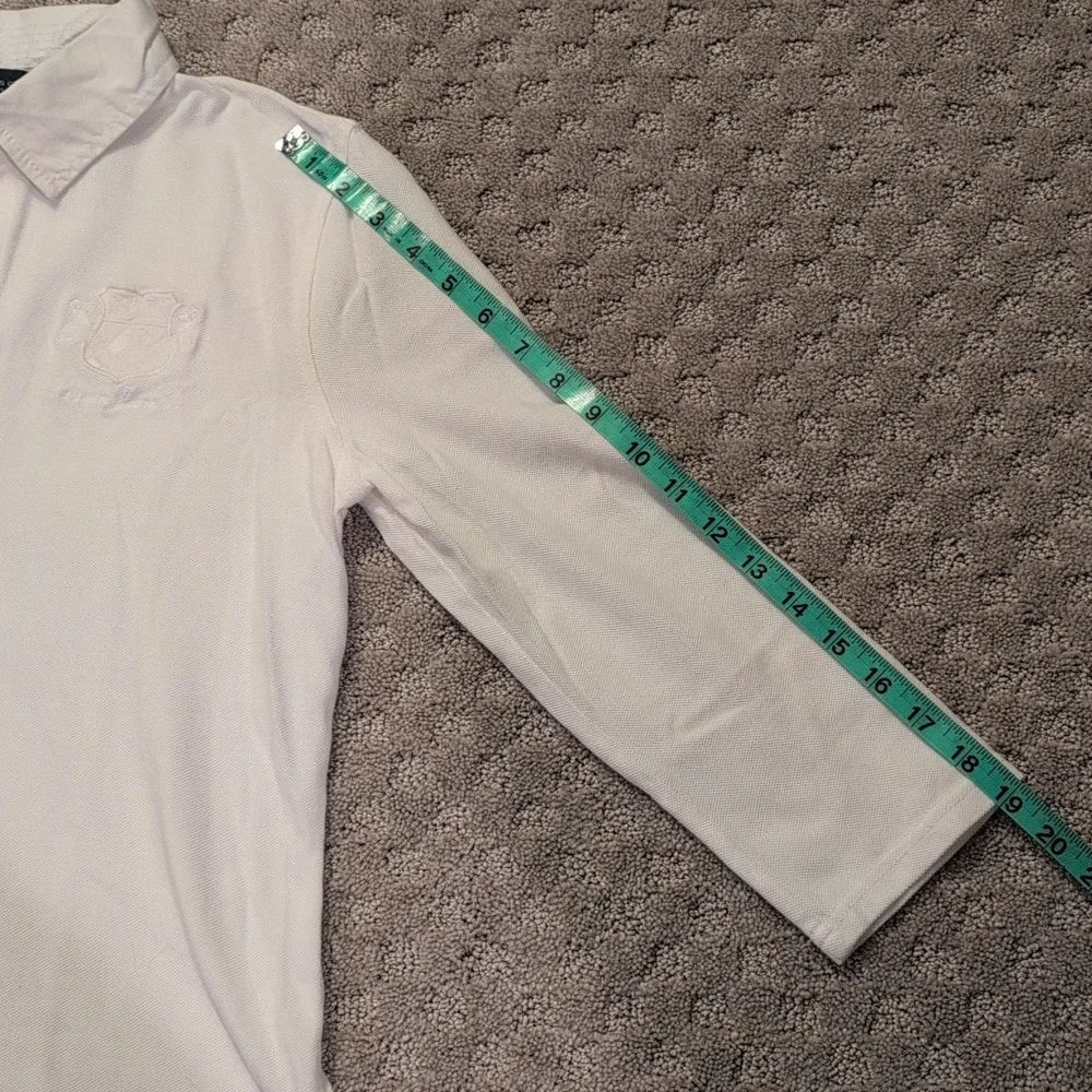 Ralph Lauren Cream Long Sleeve Polo - Picture 9 of 13